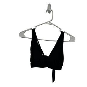 NWT Aerie Black Bikini Top Women Size Small